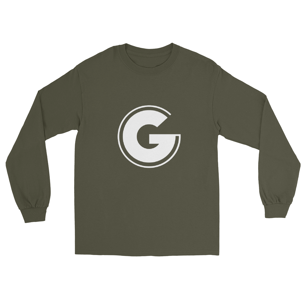 GameGrooves White Logo Long Sleeve Shirt